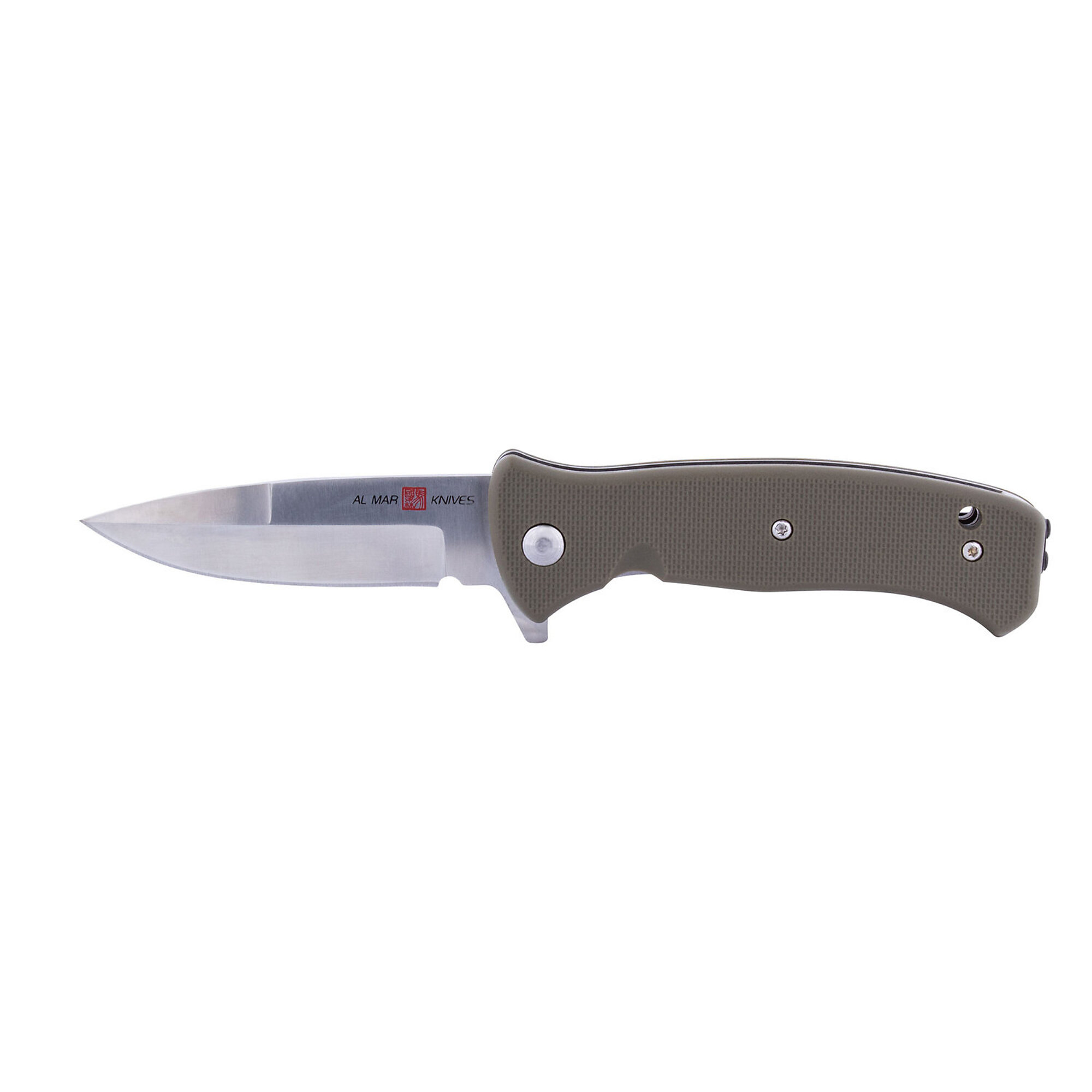 Sunex Tools Al Mar Mini SERE 2020 Folding Knife — 3in., OD Green, Model# AMK2208